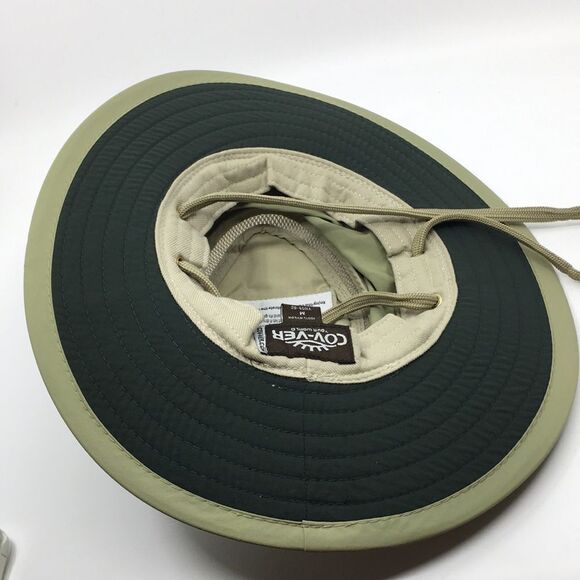 Cov-Ver Your World Nylon Canvas Breeze Floating Boating Hat Sz Medium - Picture 9 of 15